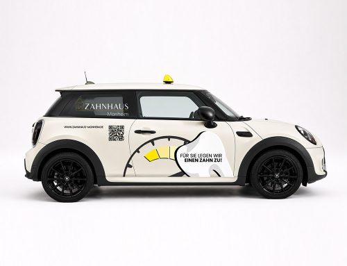 Zahnhaus Monheim | Autobeklebung Zahntaxi
